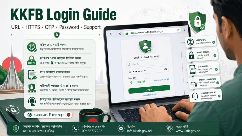 KKFB Login Guide Bangladesh account access and OTP safety checklist