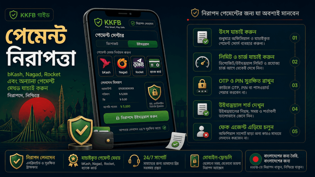 KKFB পেমেন্ট নিরাপত্তা